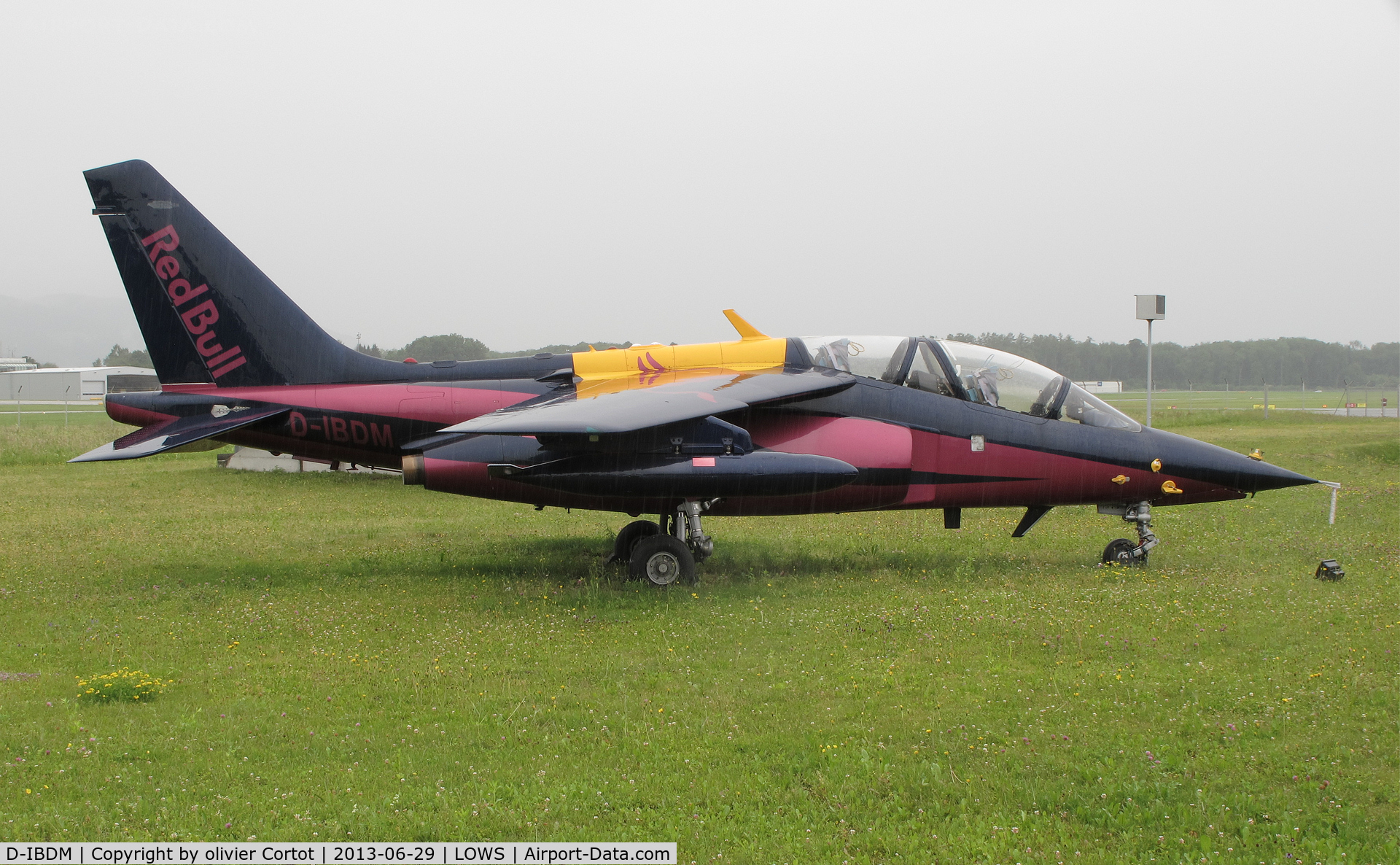 D-IBDM, Dassault-Dornier Alpha Jet A C/N 0130, Salzburg red bull hangar. Still flying ?