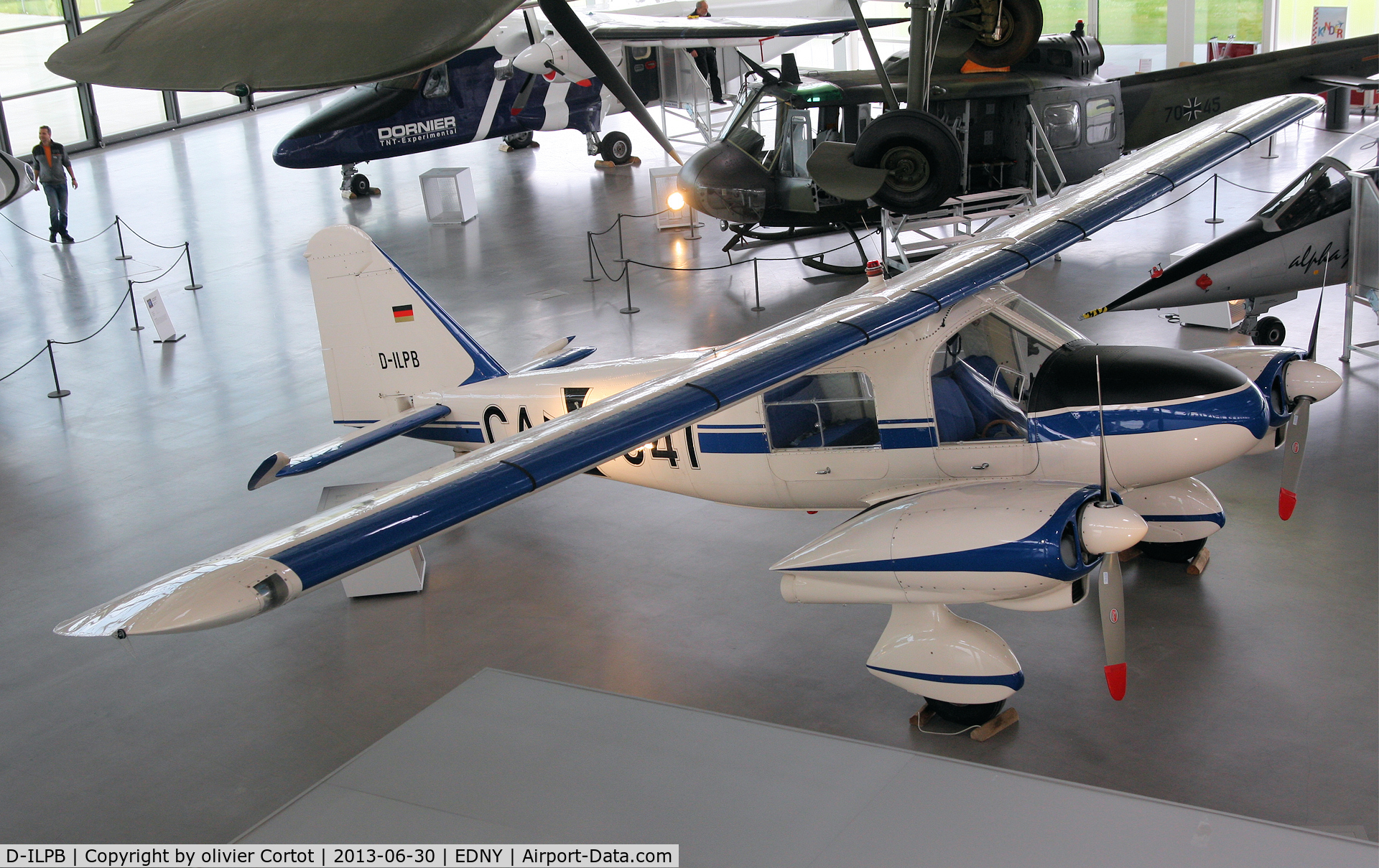 D-ILPB, 1961 Dornier Do-28A-1 C/N 3015, view from the balcony