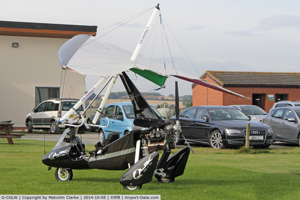 G-CGLW, 2010 P&M Aviation Pegasus Quik C/N 8509, P&M Aviation Pegasus Quik, Fishburn Airfield UK, October 5th 2014.