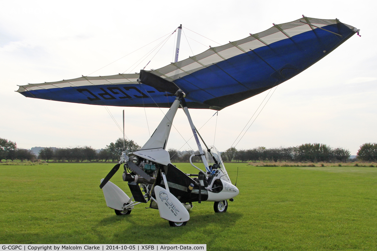 G-CGPC, 2010 P&M Aviation Pegasus Quik 912S C/N 8544, P&M Aviation Pegasus Quik 912S, Fishburn Airfield UK, October 5th 2014.