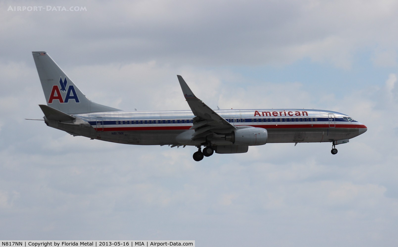 N817NN, 2009 Boeing 737-823 C/N 29558, American