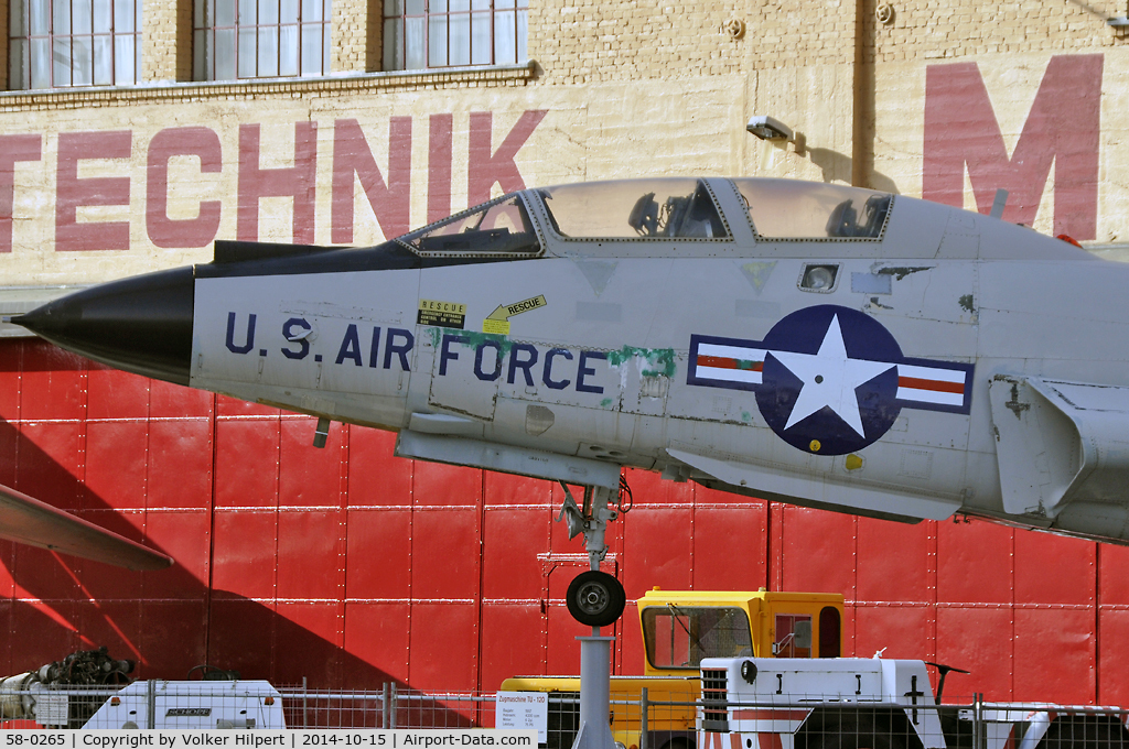 58-0265, 1958 McDonnell F-101B Voodoo C/N 637, at Speyer