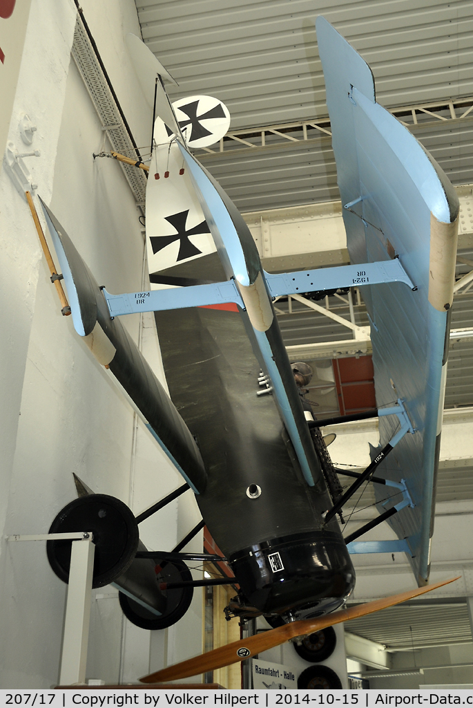 207/17, Fokker Dr.1 Triplane Replica C/N Not found 207/17, at Speyer