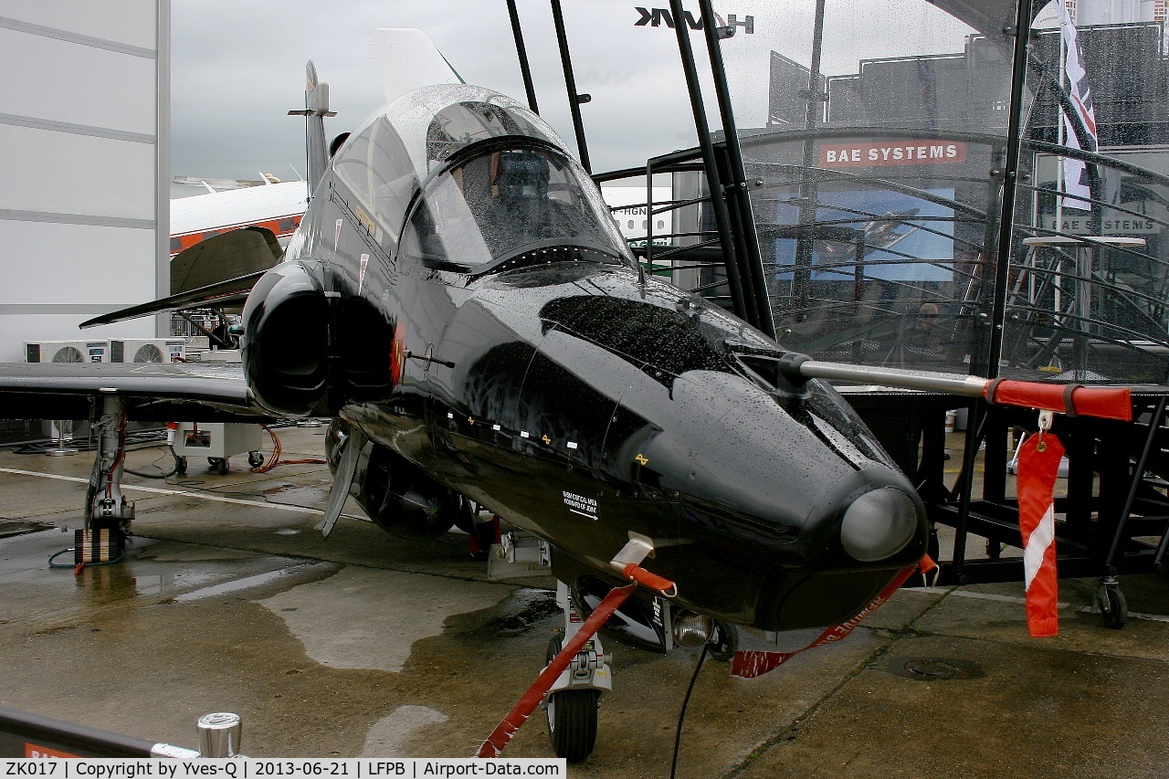 ZK017, 2008 British Aerospace Hawk T2 C/N RT008/1246, British Aerospace Hawk T.2, Static display, Paris-Le Bourget Air Show 2013
