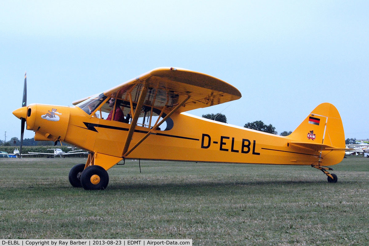 D-ELBL, 1955 Piper PA-18-135 Super Cub Super Cub C/N 18-3944, Piper PA-18-135 Super Cub [18-3944] Tannheim~D 24/08/2013