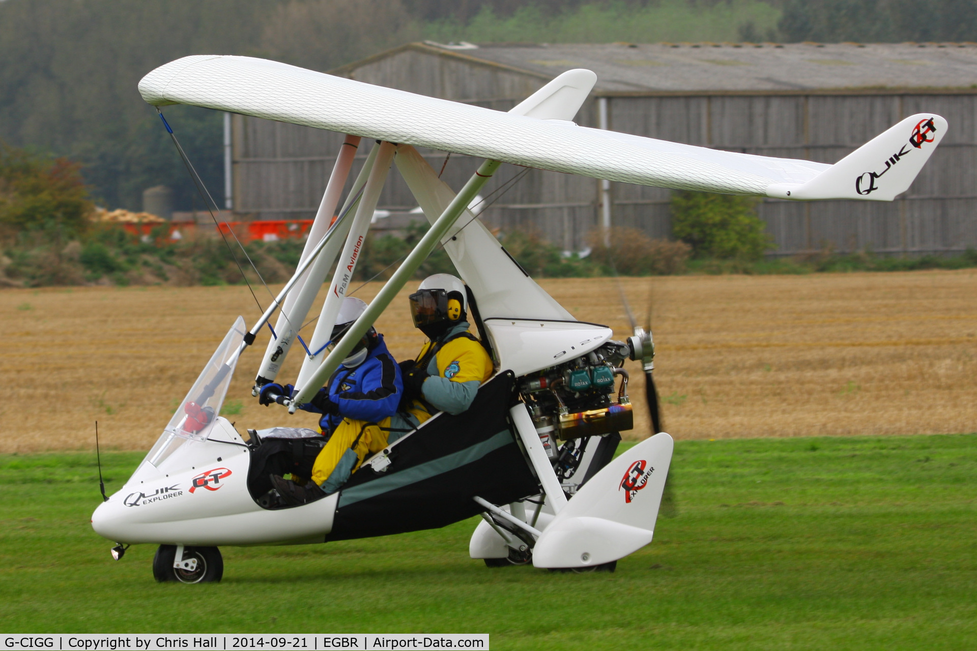 G-CIGG, 2014 P&M Aviation Quik GTR C/N 8690, at Breighton's Heli Fly-in, 2014