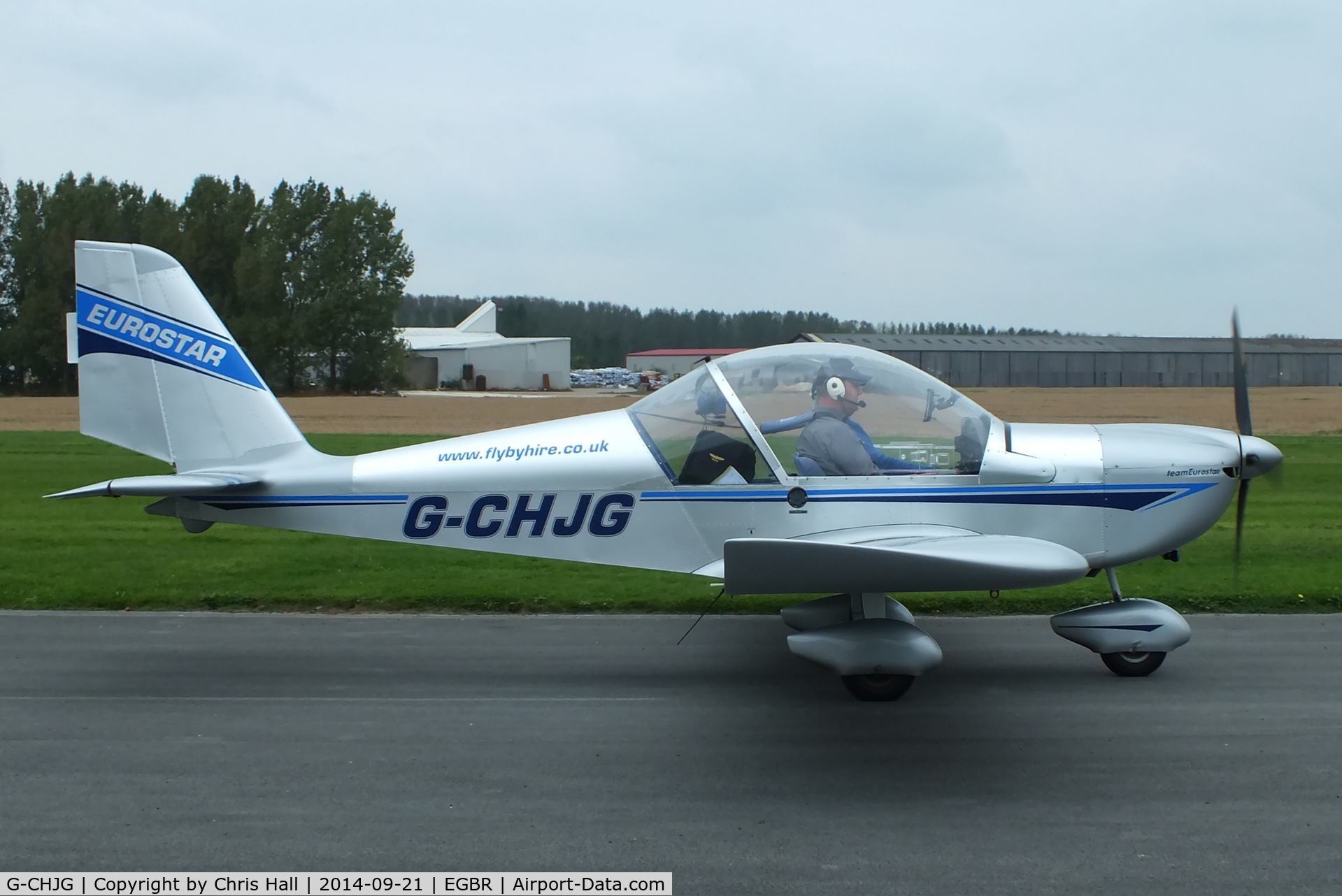 G-CHJG, 2012 Cosmik EV-97 TeamEurostar UK C/N 3938, at Breighton's Heli Fly-in, 2014