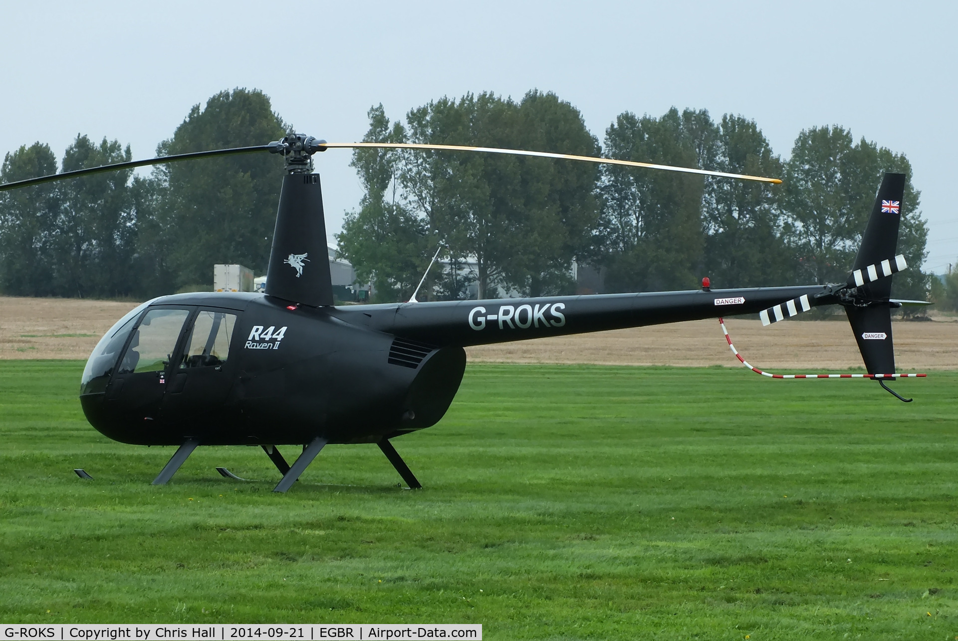 G-ROKS, 2004 Robinson R44 Raven II C/N 10325, at Breighton's Heli Fly-in, 2014