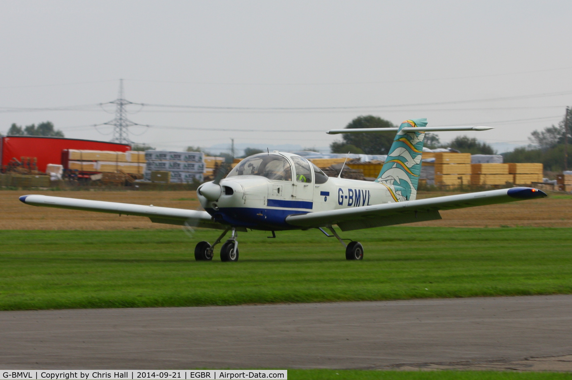 G-BMVL, 1979 Piper PA-38-112 Tomahawk Tomahawk C/N 38-79A0033, at Breighton's Heli Fly-in, 2014
