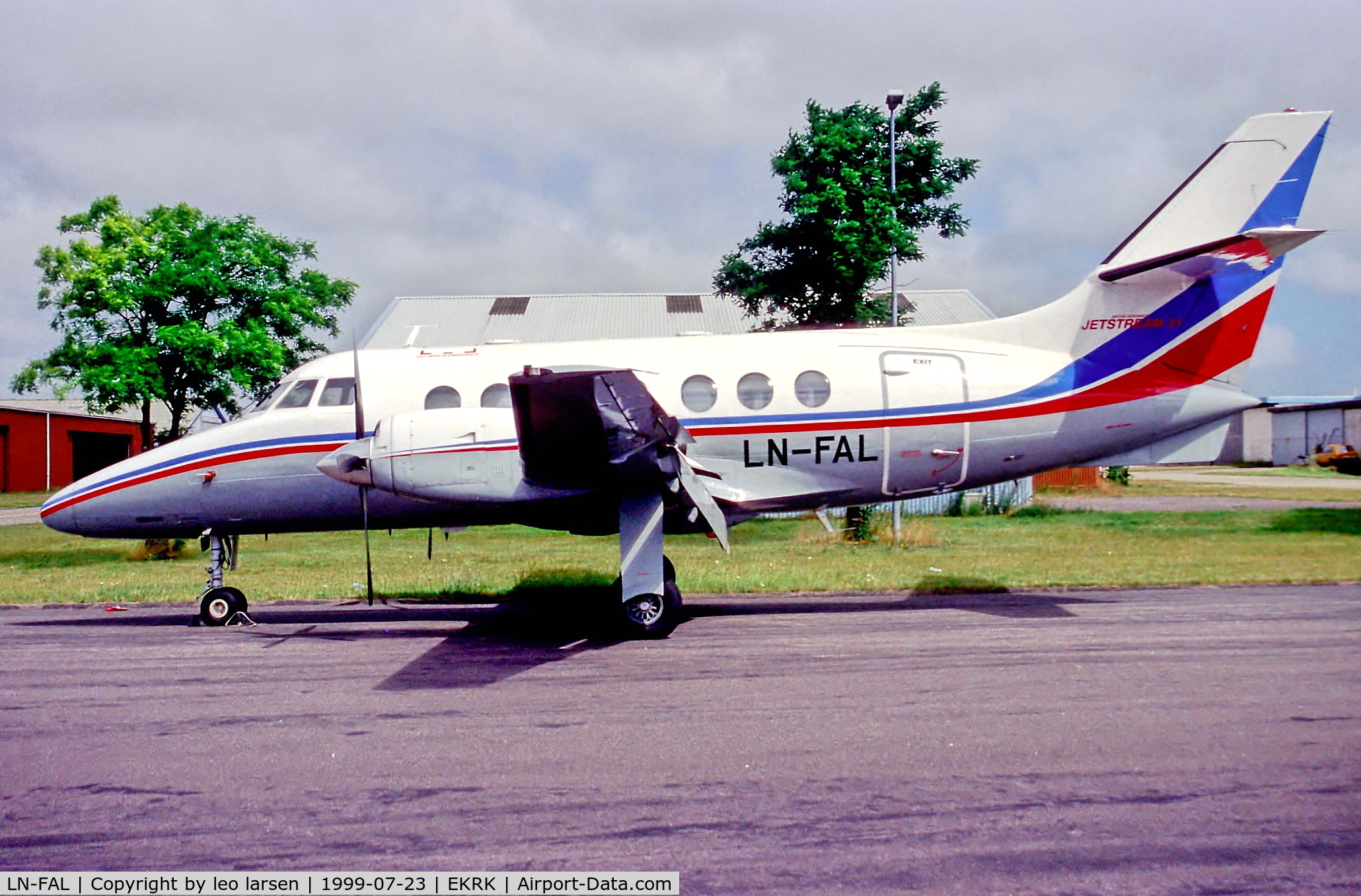 LN-FAL, 1982 British Aerospace BAe-3101 Jetstream 31 C/N 604, RKE Roskilde 23.7.99