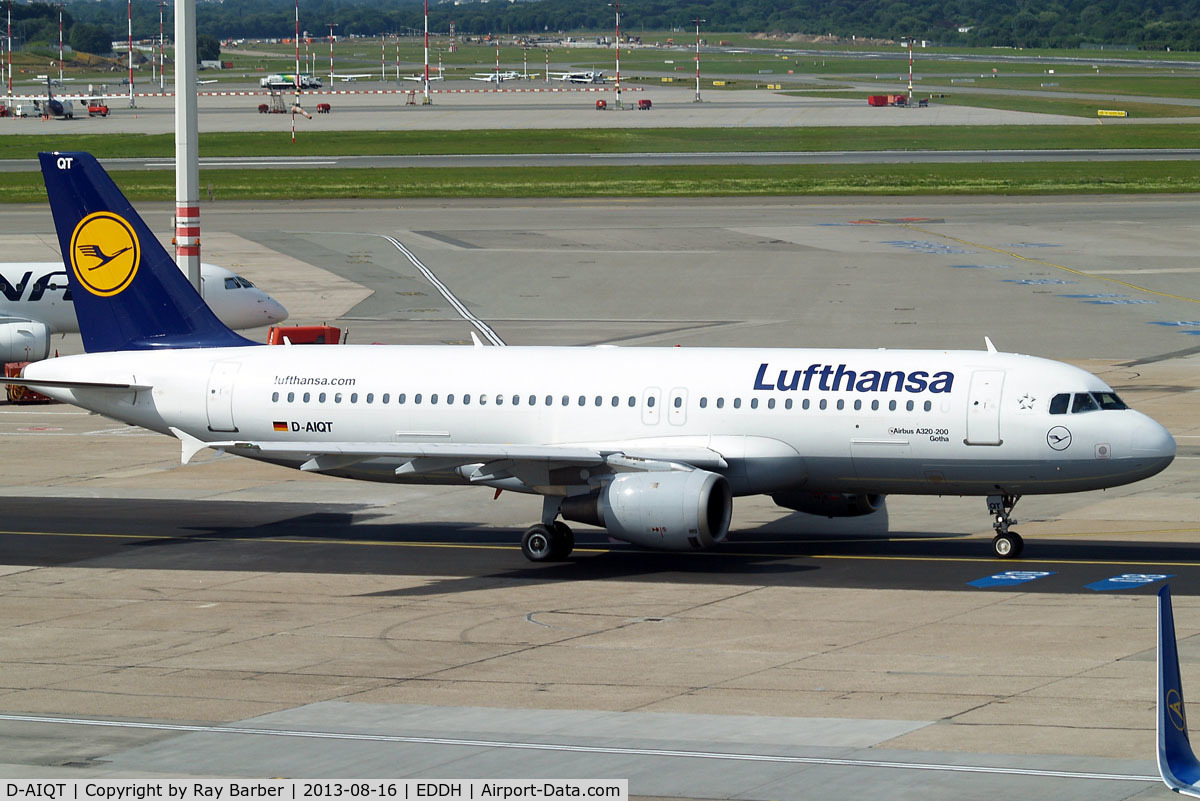 D-AIQT, 2000 Airbus A320-211 C/N 1337, Airbus A320-211 [1337] (Lufthansa) Hamburg-Fuhlsbuettel~D 16/08/2013