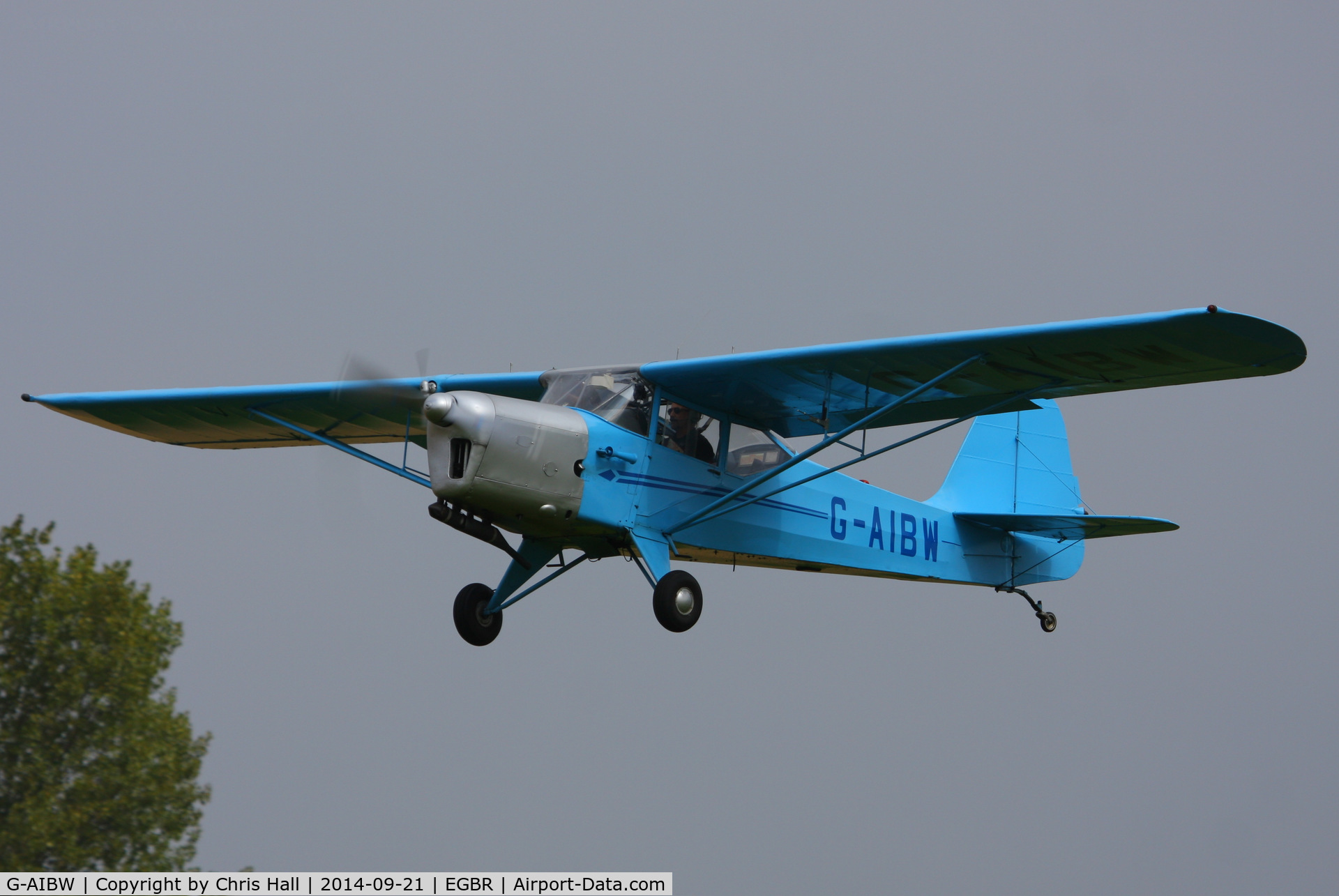 G-AIBW, 1946 Auster J-1N Alpha C/N 2158, at Breighton's Heli Fly-in, 2014