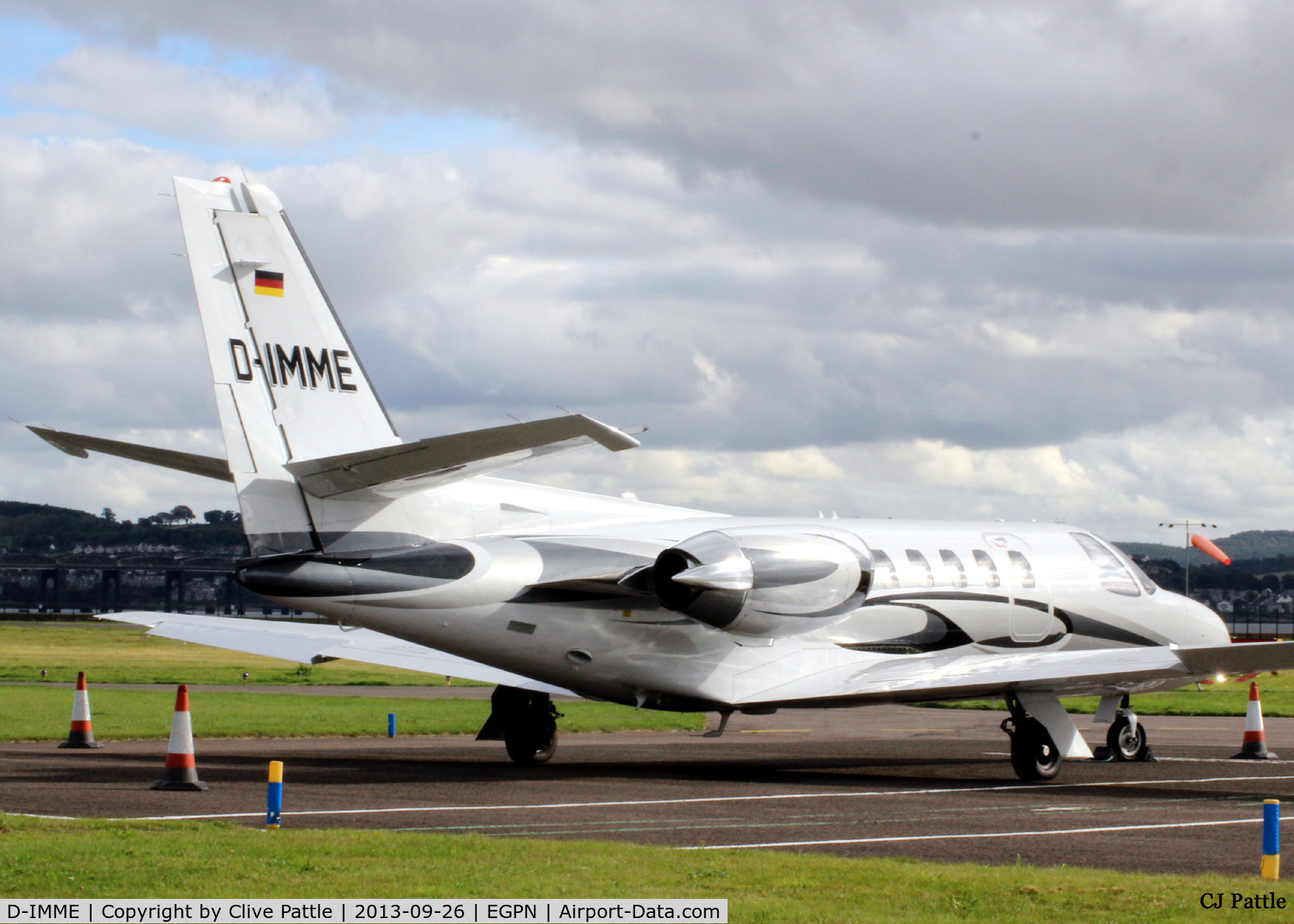 D-IMME, 1999 Cessna 551 Citation II/SP C/N 551-0400, Parked up at Dundee Riverside EGPN