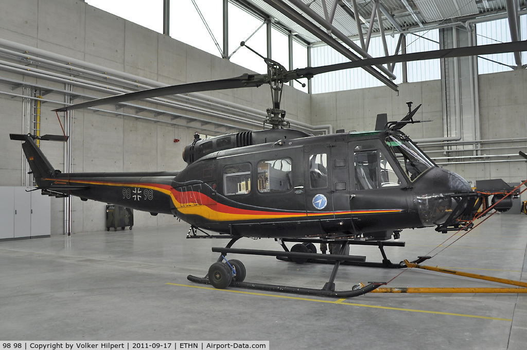 98 98, Bell (Dornier UH-1D Iroquois (205) C/N 8358, at Niederstetten