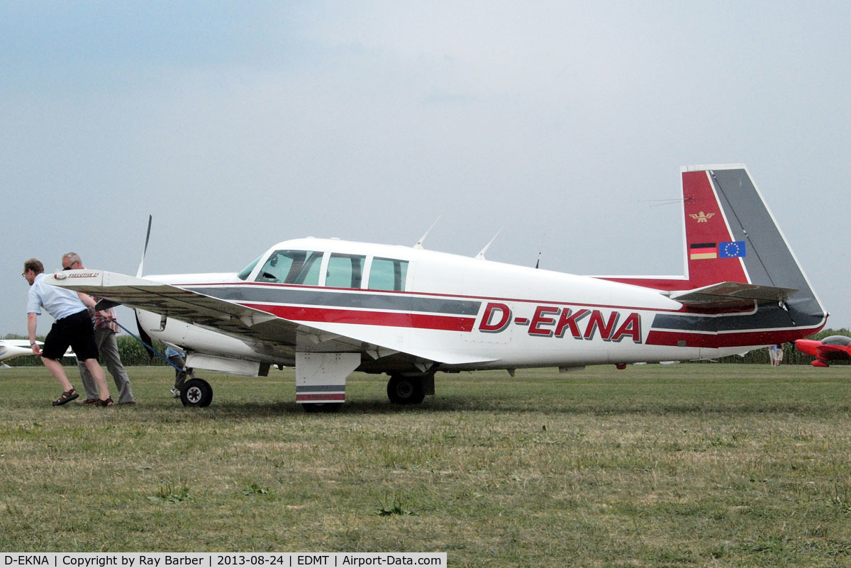 D-EKNA, 1967 Mooney M20F Executive C/N 670297, Mooney M.20F Executive [670297] Tannheim~D 24/08/2013