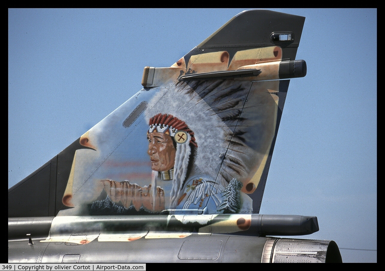 349, Dassault Mirage 2000N C/N 306, Luweuil airbase 1998