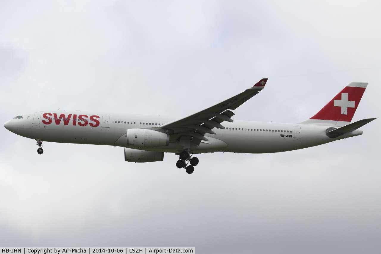 HB-JHN, 2013 Airbus A330-343X C/N 1403, Swissair