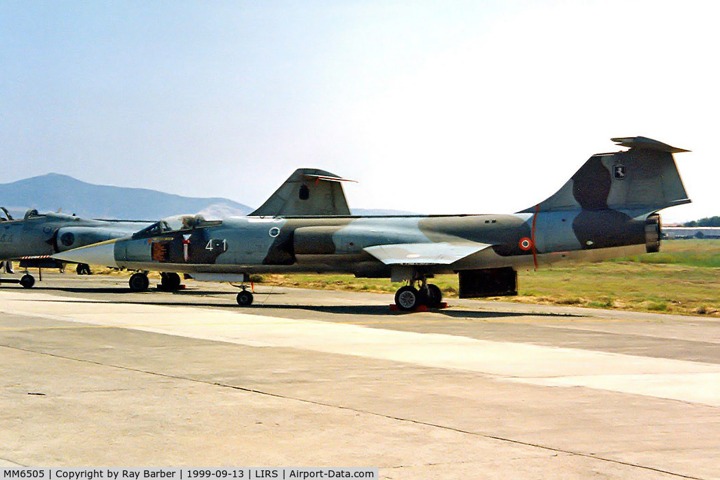 MM6505, Fiat F-104G Starfighter C/N 683-6505, Lockheed F-104G Starfighter [683-6505] (Italian Air Force) Grosseto~I 13/09/1999