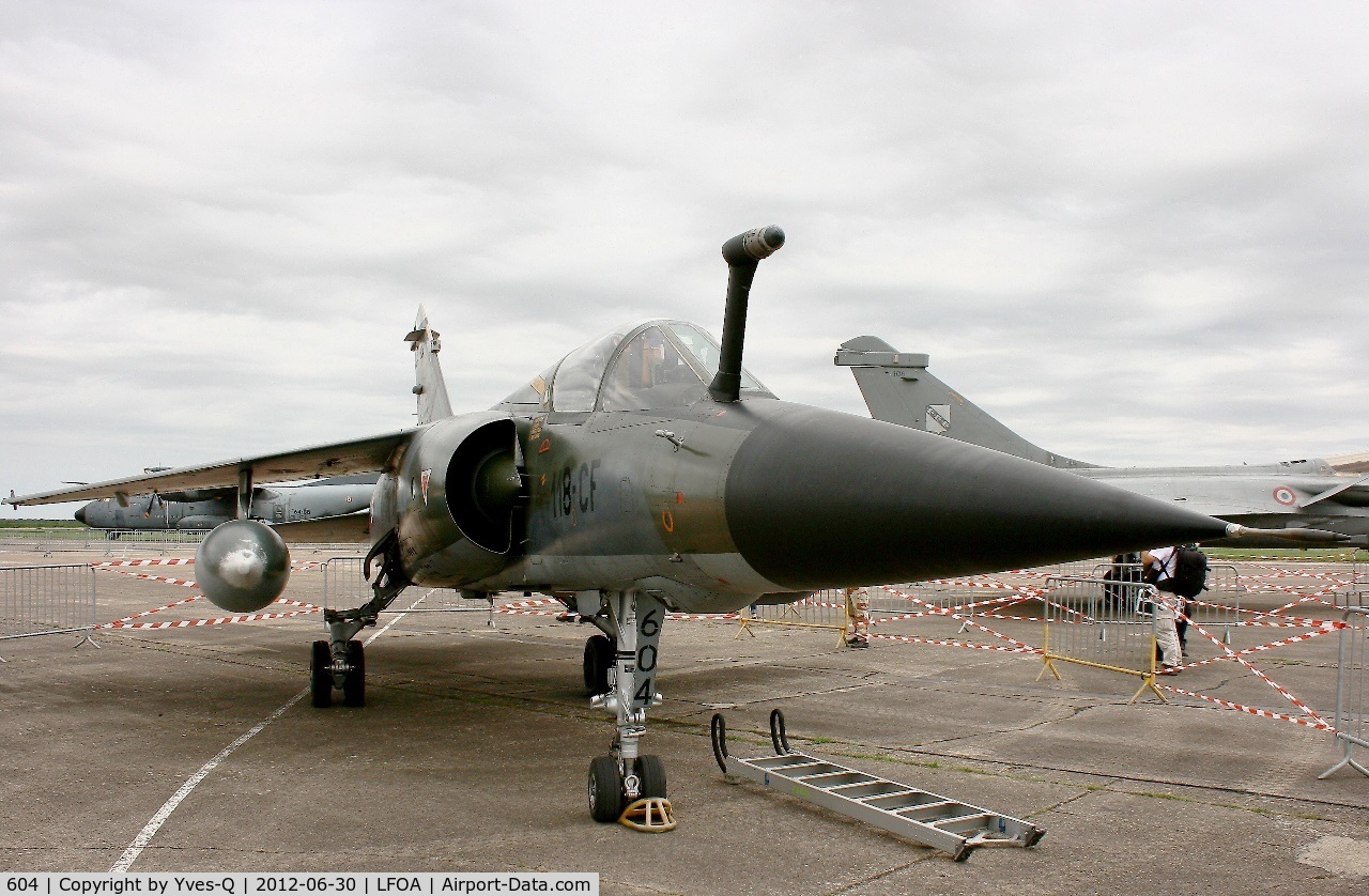 604, Dassault Mirage F.1CR C/N 604, Dassault Mirage F1CR, Static display, Avord Air Base 702 (LFOA) open day 2012