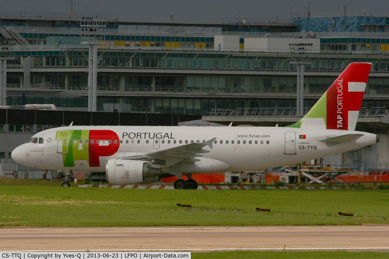 CS-TTQ, 1996 Airbus A319-111 C/N 629, Airbus A319-111, Taxiing after Landing Rwy 26, Paris-Orly Airport (LFPO-ORY)