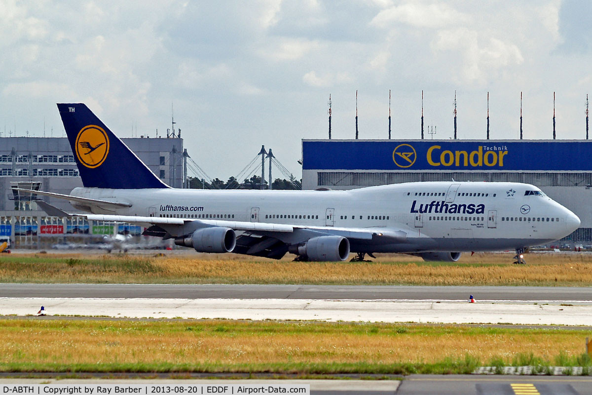 D-ABTH, 1991 Boeing 747-430M C/N 25047, Boeing 747-430 [25047] (Lufthansa) Frankfurt~D 20/08/2013