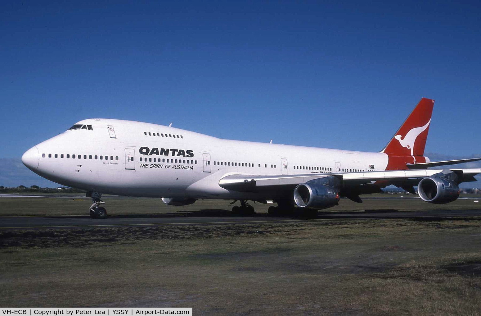 VH-ECB, 1979 Boeing 747-238B C/N 21977, Boeing 747-238SCD at Sydney Airport