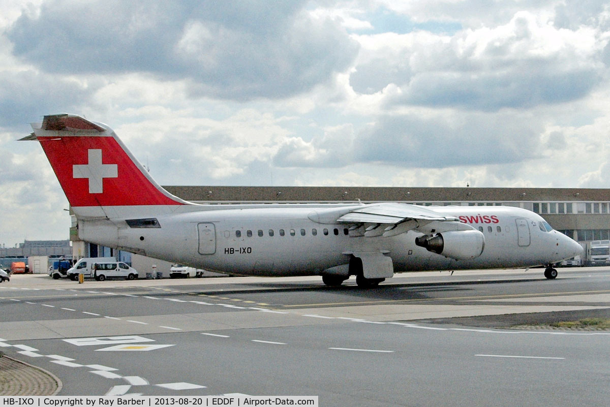 HB-IXO, 1996 British Aerospace Avro 146-RJ100 C/N E3284, BAe 146RJ-100 [E3284] ( Swiss European Air Lines) Frankfurt~D 20/08/2013