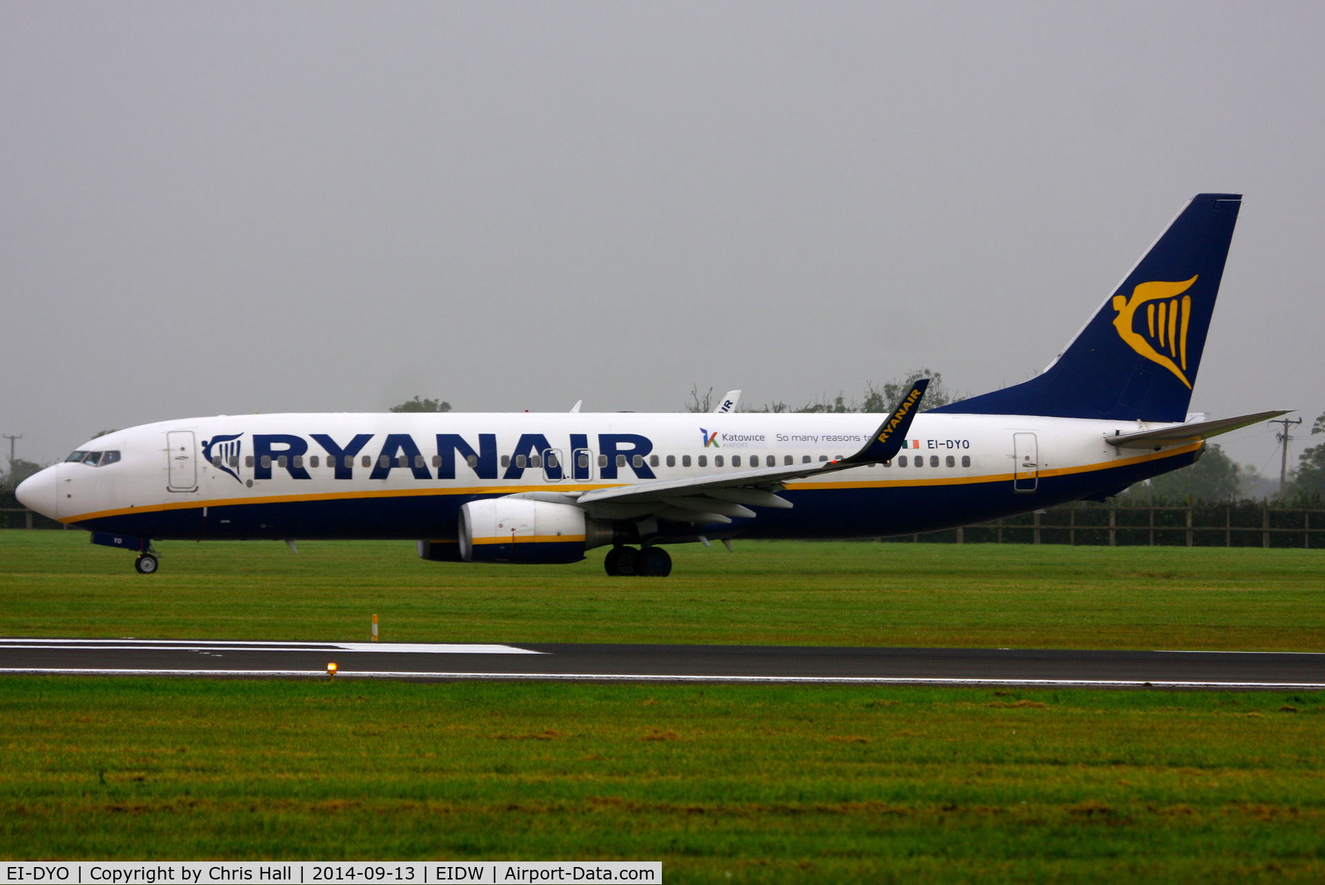 EI-DYO, 2008 Boeing 737-8AS C/N 33636, Ryanair