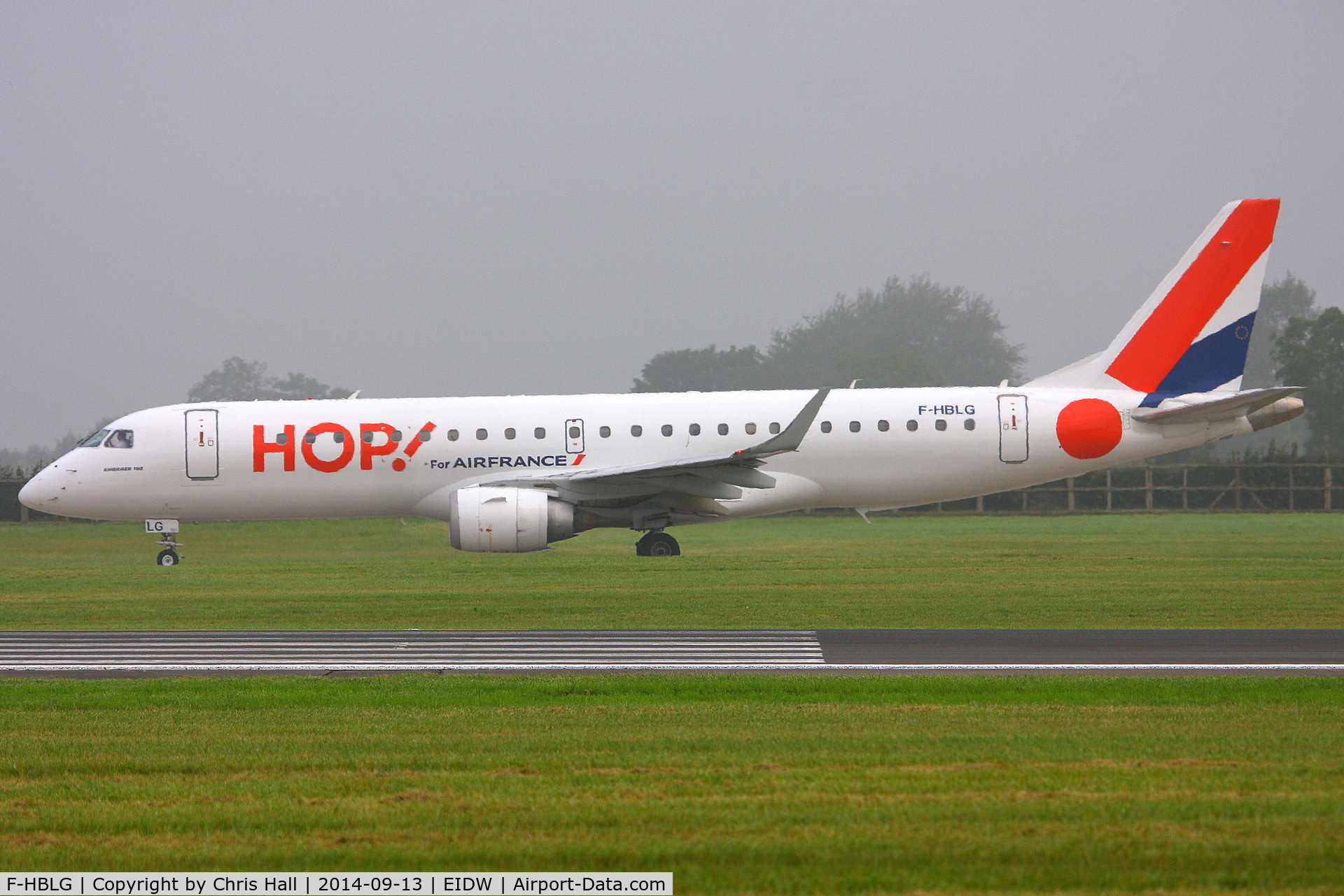 F-HBLG, 2009 Embraer 190LR (ERJ-190-100LR) C/N 19000254, Hop!