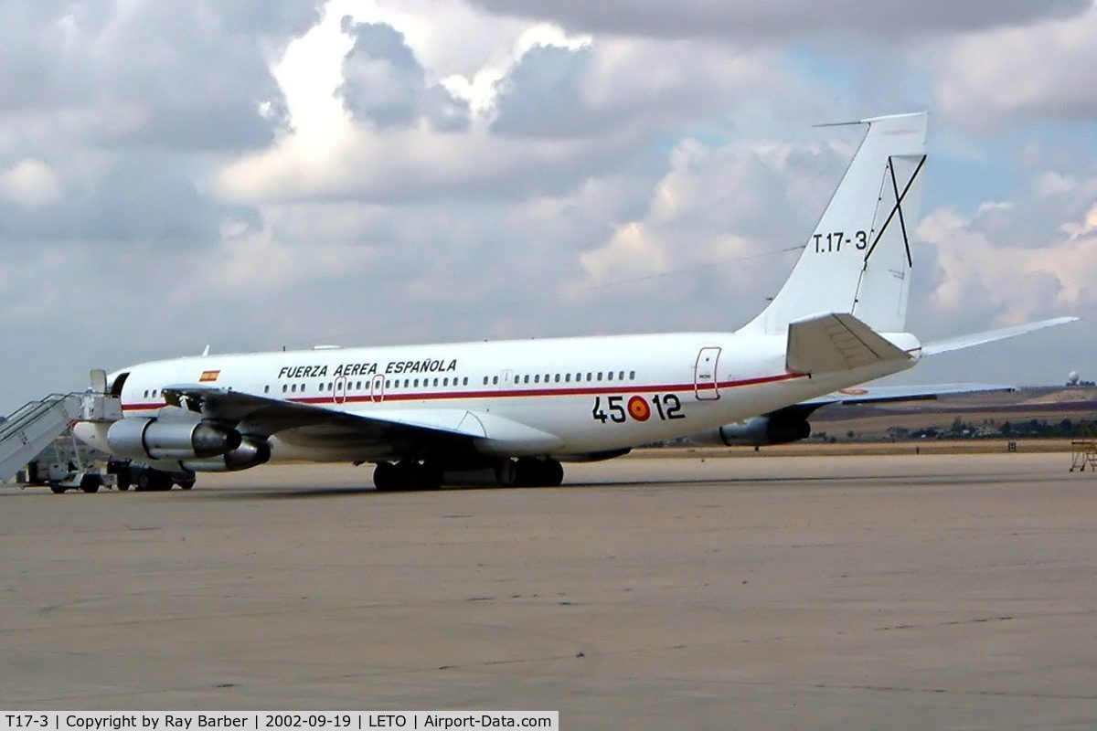 T17-3, 1977 Boeing 707-368C(KC) C/N 21367, Boeing 707-368C [21367] (Spanish Air Force) Torrejon AB~EC 19/09/2002