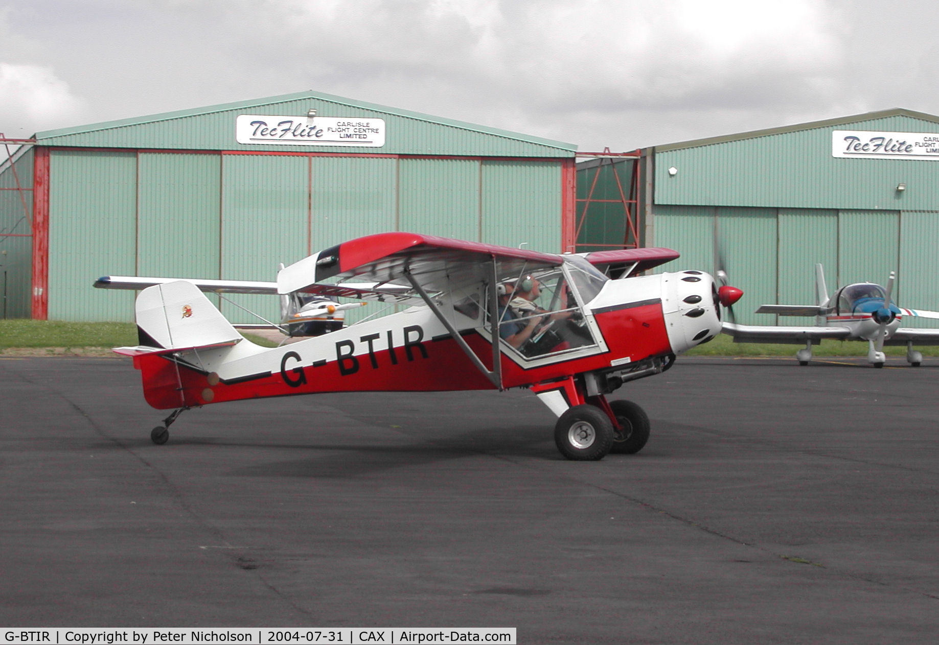 G-BTIR, 1992 Denney Kitfox Mk.2 C/N PFA 172-11952, This Denny Kitfox Mk.2 attended the 2004 Carlisle Fly-in.