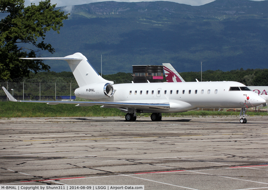 M-BMAL, 2013 Bombardier BD-700-1A10 Global 6000 C/N 9549, Parked...
