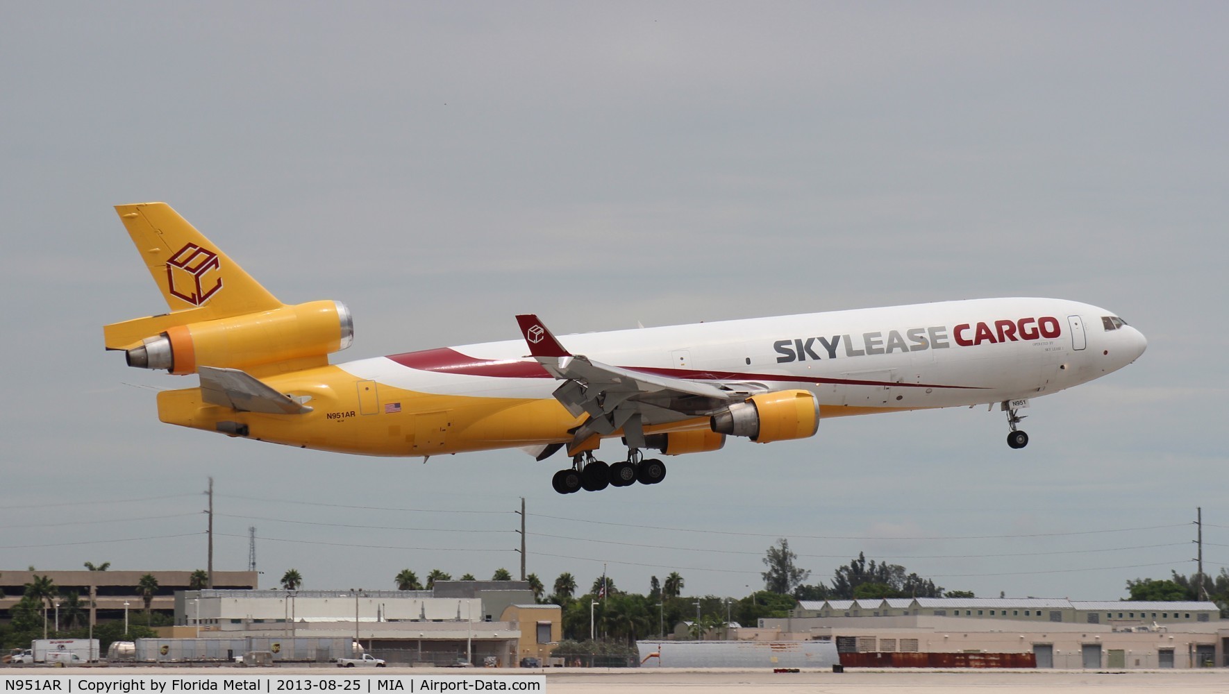 N951AR, 1991 McDonnell Douglas MD-11F C/N 48495, Skylease Cargo MD-11