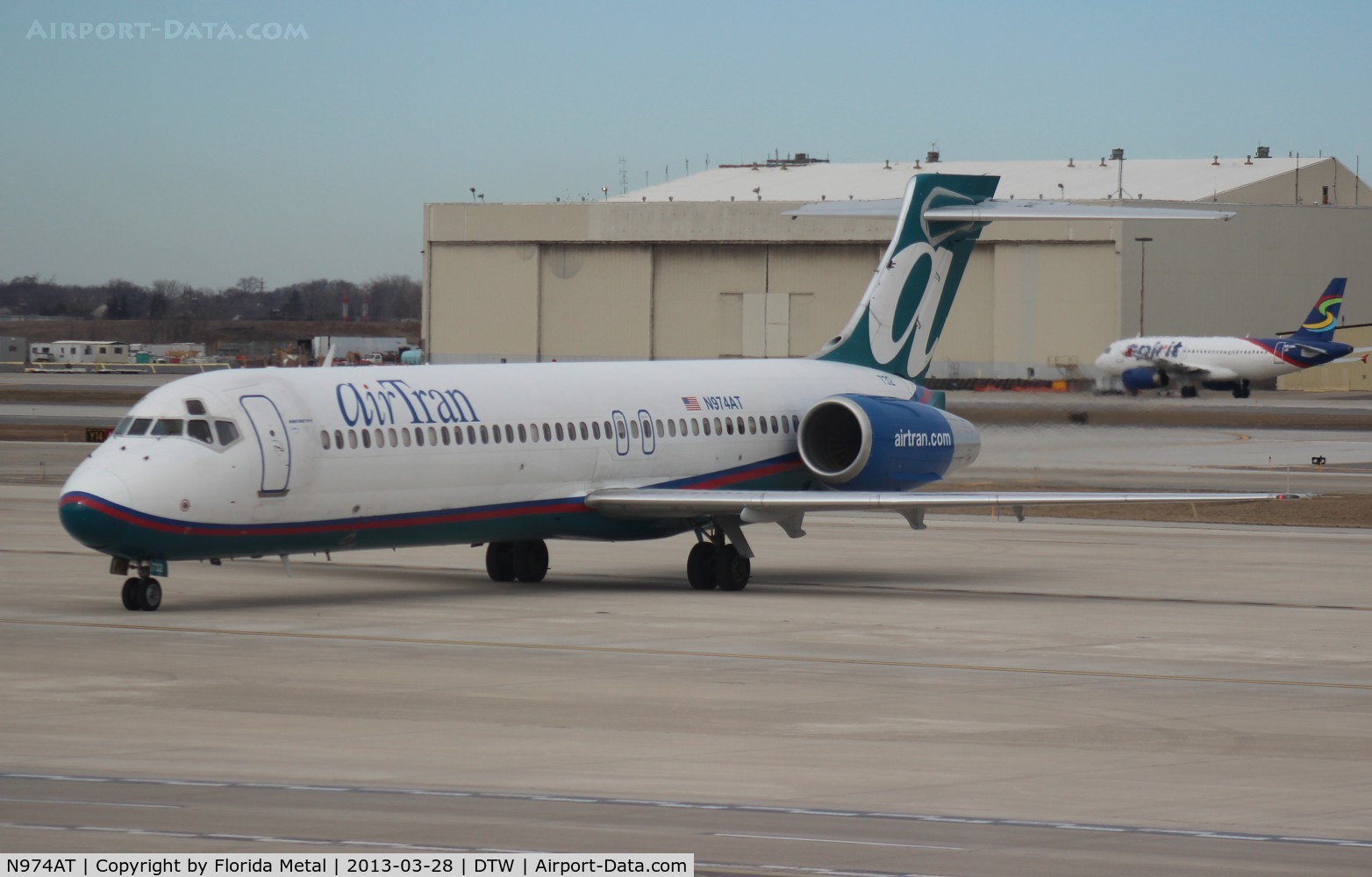 N974AT, 2002 Boeing 717-200 C/N 55034, Air Tran 717, my flight into DTW from MCO
