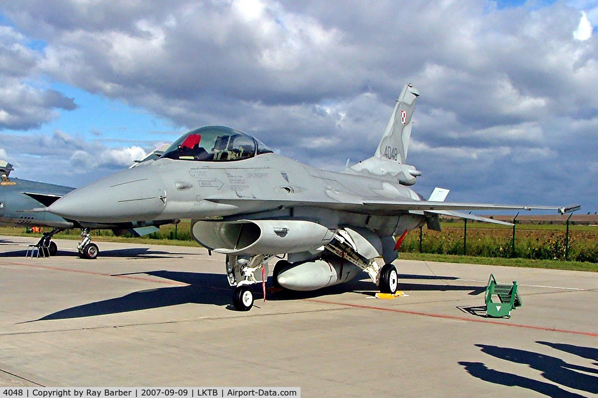 4048, Lockheed Martin F-16CJ Fighting Falcon C/N JC-9, General Dynamics F-16C Fighting Falcon [JC-9] (Polish Air Force) Brno-Turany~OK 09/09/2007