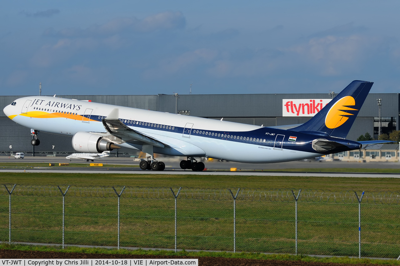 VT-JWT, 2012 Airbus A330-302 C/N 1370, Jet Airways