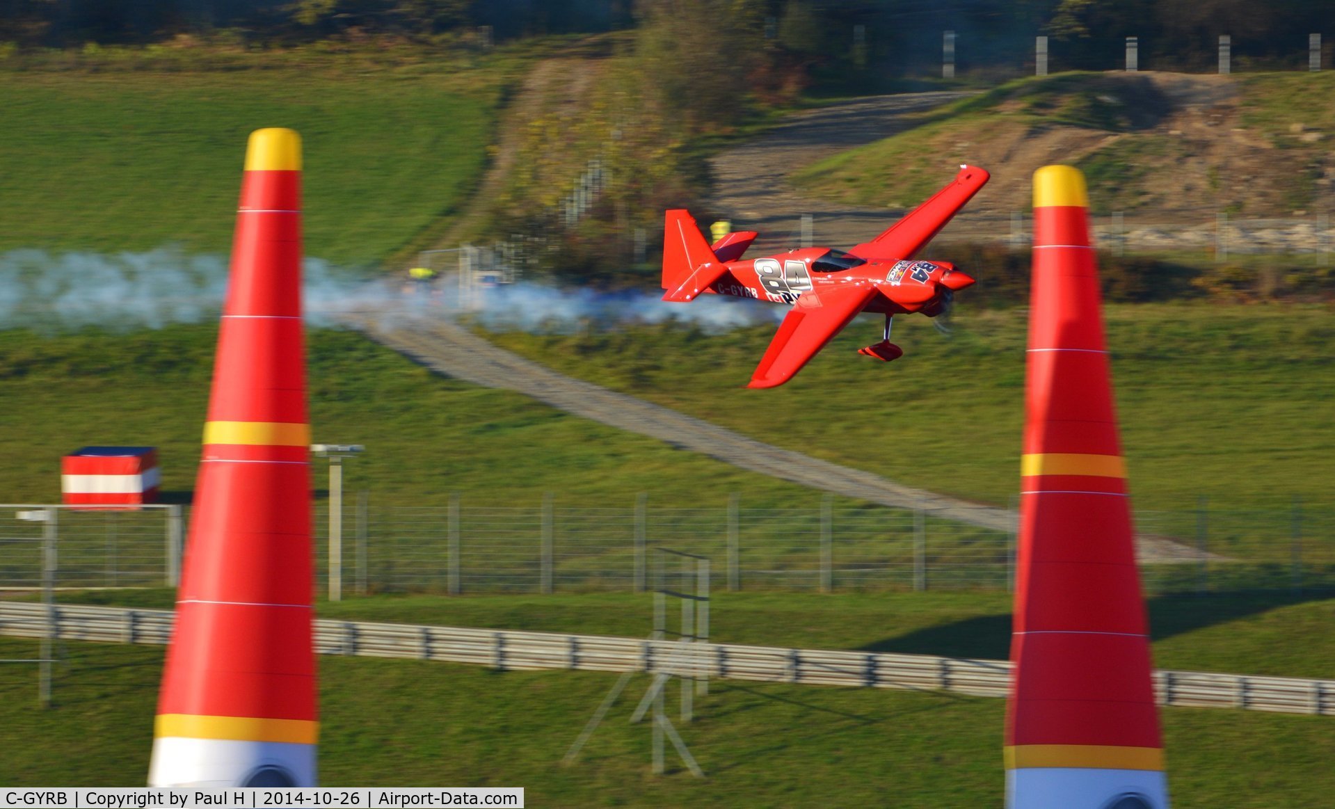 C-GYRB, 2010 Zivko Edge 540 C/N 0048V3, Pete Mcleod, RedBull AirRace Finale 2014, Spielberg, Austria