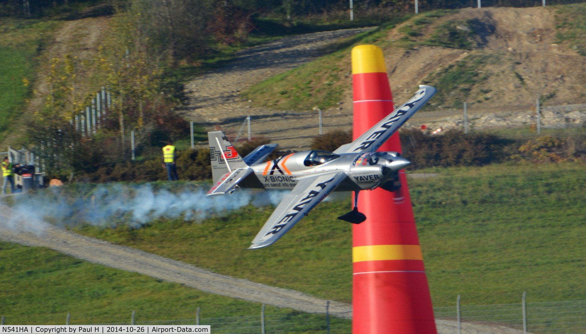 N541HA, 2008 Zivko Edge 540 C/N 0041A, Hannes Arch, RedBull AirRace Finale 2014, Spielberg, Austria