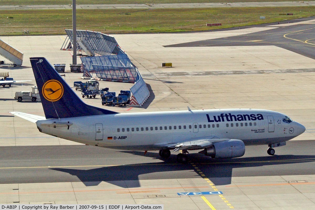D-ABIP, 1991 Boeing 737-530 C/N 24940, Boeing 737-530 [24940] (Lufthansa) Frankfurt~D 15/09/2007