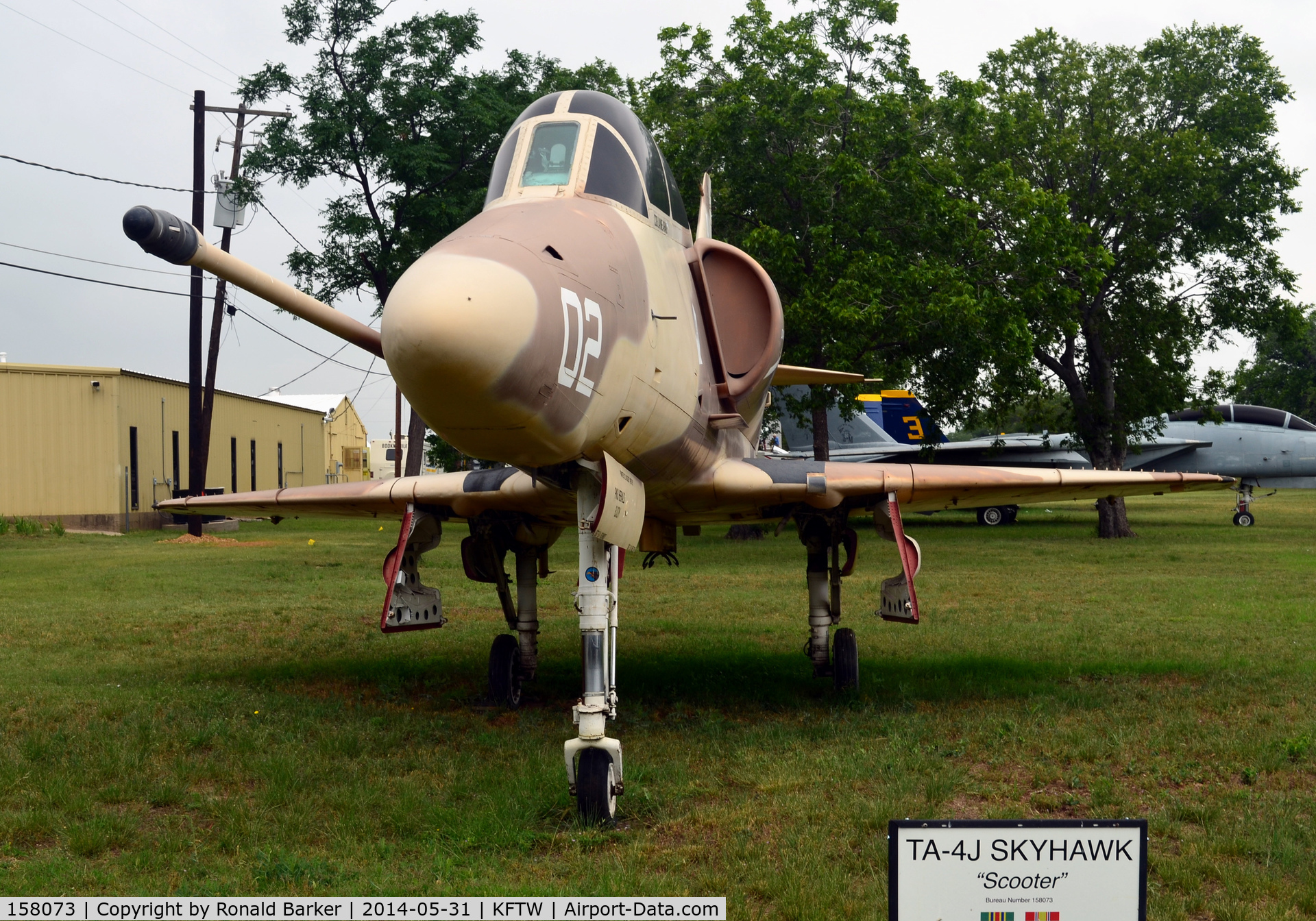 158073, Douglas TA-4J Skyhawk C/N 14110, fort Worth Aviation Museum