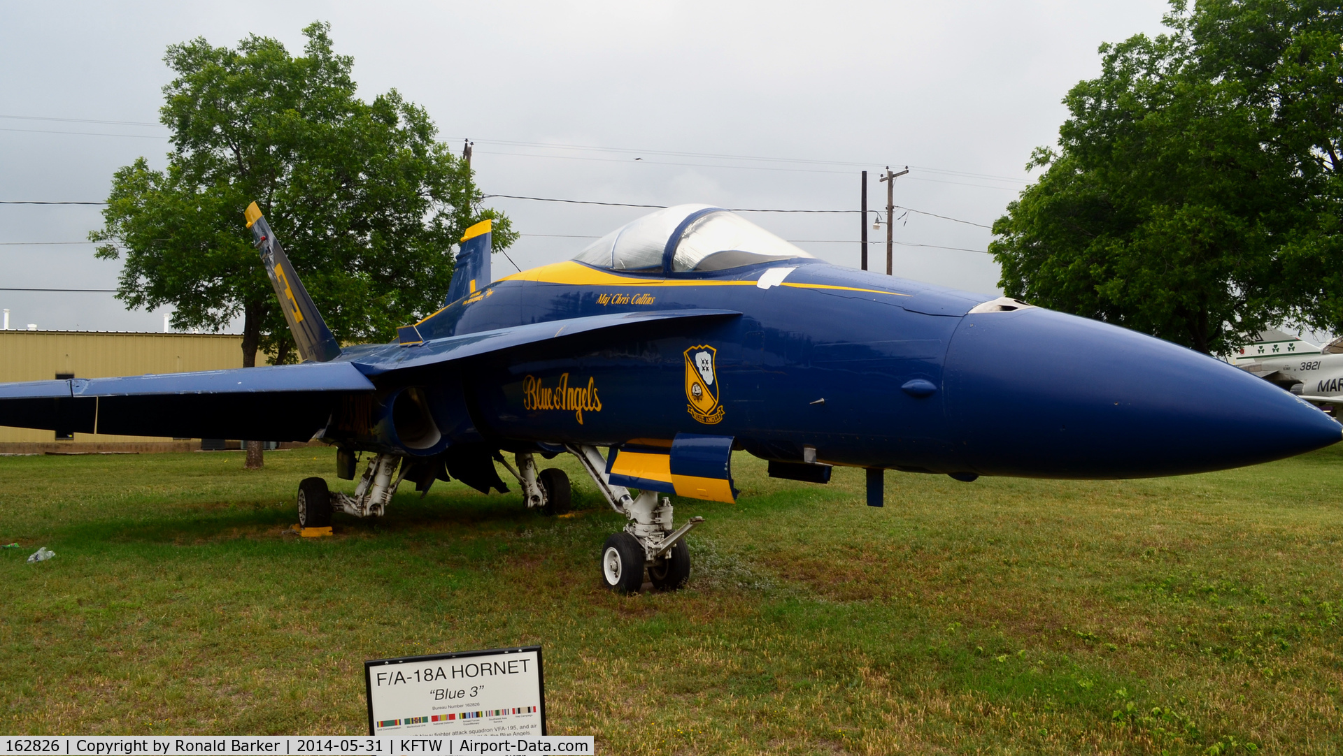 162826, McDonnell Douglas F/A-18A Hornet C/N 0338/A282, Fort Worth Aviation Mueum