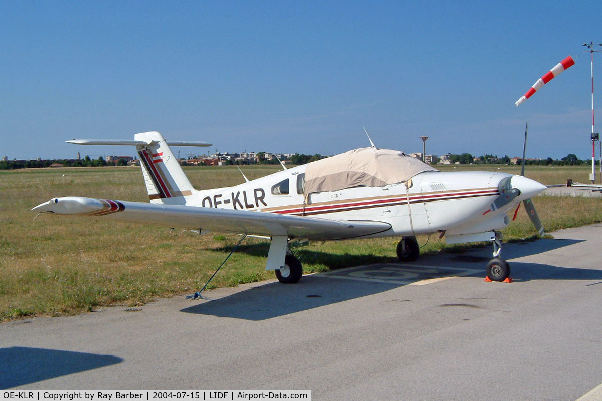 OE-KLR, 1982 Piper PA-28RT-201T Turbo Arrow IV C/N 28R-8231018, Piper PA-28RT-201T Turbo Arrow IV [28R-8231018] Fano~I 15/07/2004