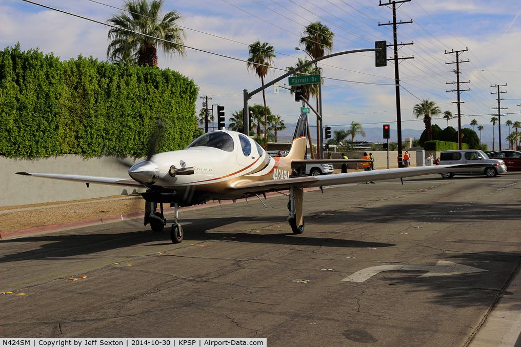 N424SM, Lancair Evolution C/N EVO-005, Palm Springs