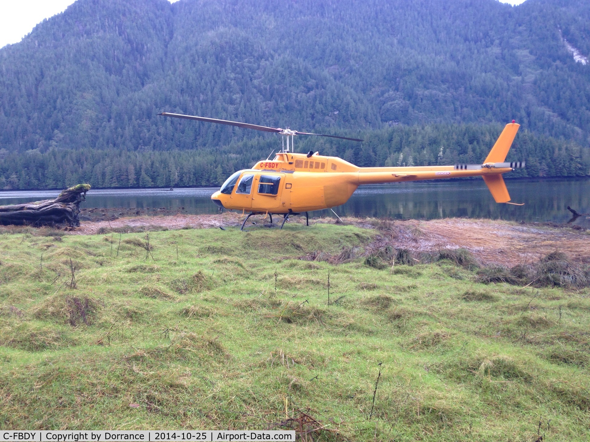 C-FBDY, 1974 Bell 206B C/N 1463, Smith Inlet