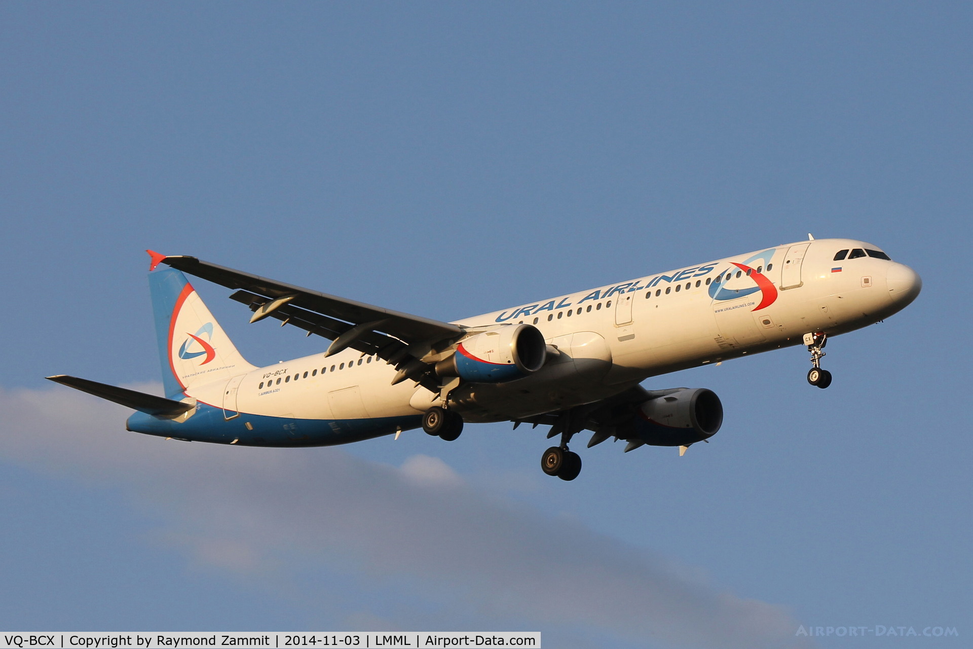 VQ-BCX, 2002 Airbus A321-211 C/N 1720, A321 VQ-BCX Ural Airlines