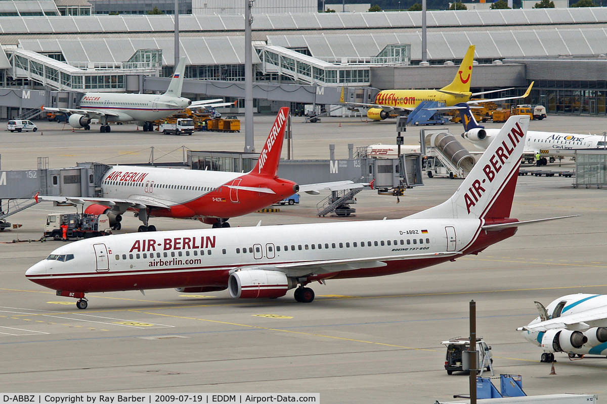 D-ABBZ, 2001 Boeing 737-85F C/N 30478, Boeing 737-85F [30478] (Air Berlin) Munich-Franz Josef Strauss~D 19/07/2009