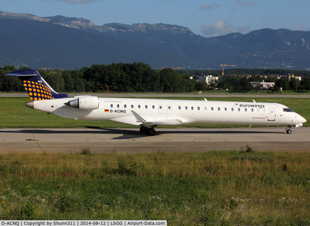 D-ACNQ, 2010 Bombardier CRJ-900LR (CL-600-2D24) C/N 15260, Taxiing holding point rwy 23 for departure