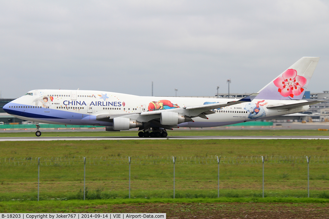 B-18203, Boeing 747-409 C/N 28711, China Airlines