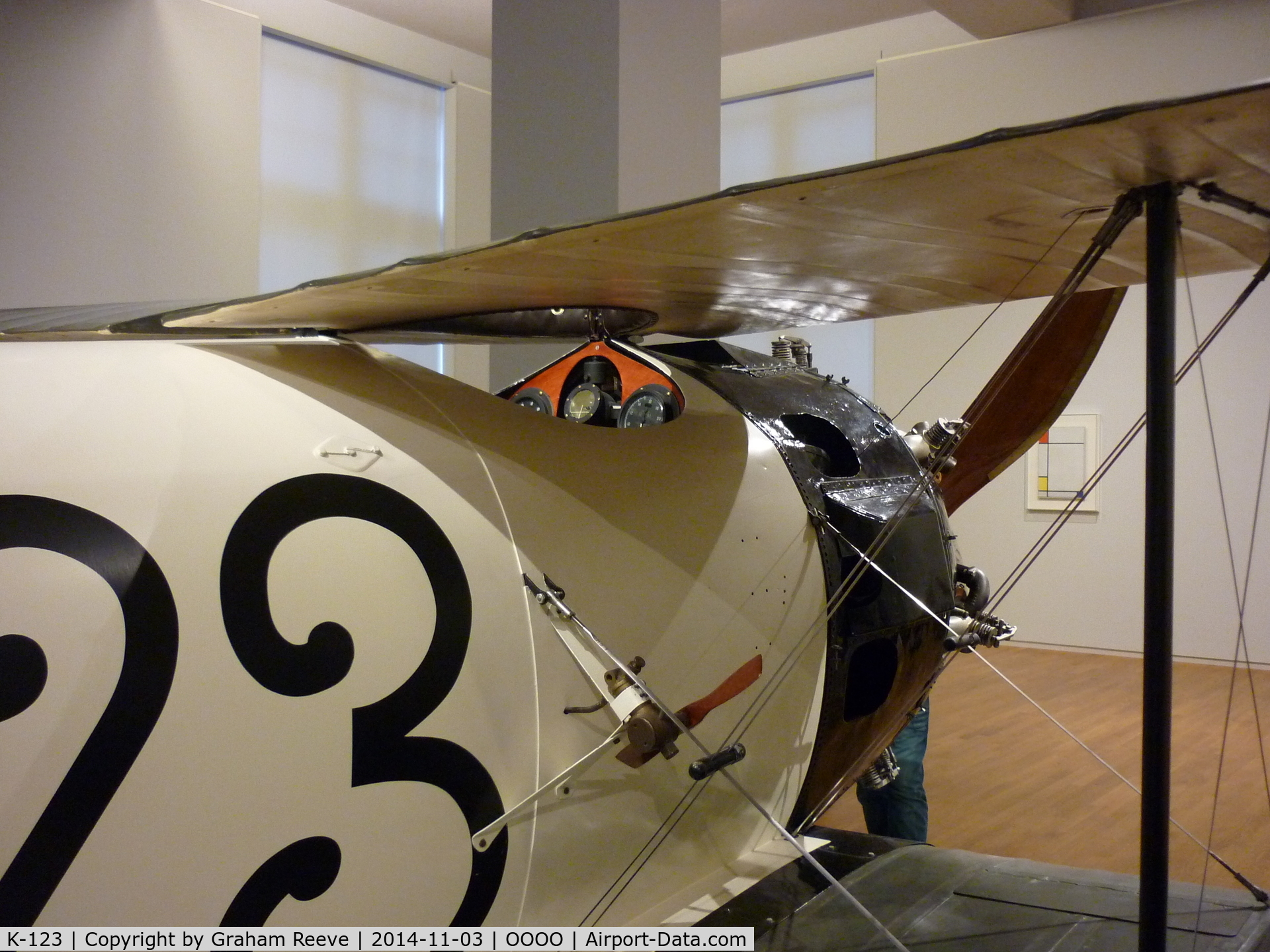 K-123, 1920 British Aerial Transport Company Ltd FK-23 Bantam C/N 15, On display at the Rijksmuseum in Amsterdam.