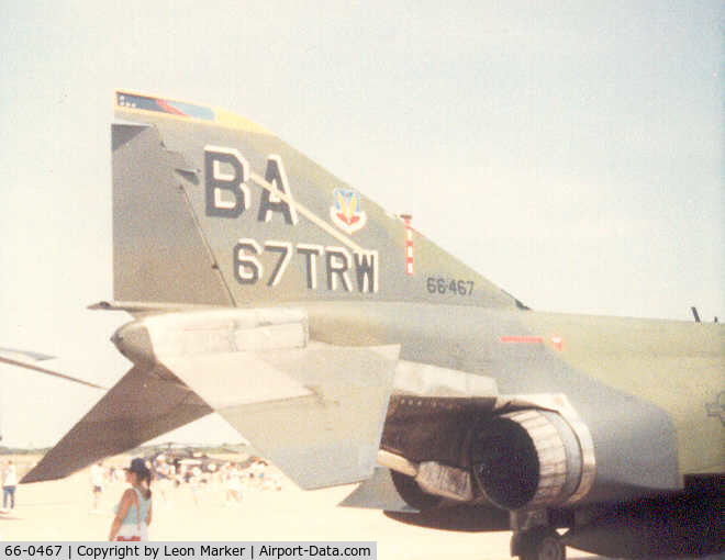 66-0467, 1966 McDonnell RF-4C Phantom II C/N 2615, While at Bergstrom